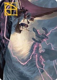 Hall of Storm Giants Art Card (Gold-Stamped Signature) - Art Series: Adventures in the Forgotten Realms - Magic: The Gathering card