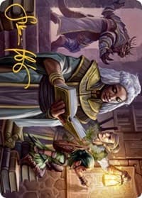 You Find the Villains' Lair Art Card (Gold-Stamped Signature) - Art Series: Adventures in the Forgotten Realms - Magic: The Gathering card