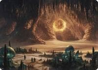 Plains (265) Art Card - Art Series: Adventures in the Forgotten Realms - Magic: The Gathering card