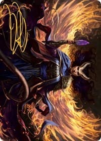 Farideh, Devil's Chosen Art Card (Gold-Stamped Signature) - Art Series: Adventures in the Forgotten Realms - Magic: The Gathering card
