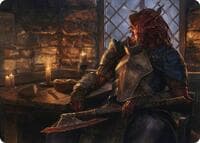 Jaded Sell-Sword Art Card - Art Series: Adventures in the Forgotten Realms - Magic: The Gathering card