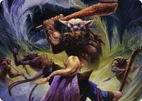 Den of the Bugbear (34/81) Art Card - Art Series: Adventures in the Forgotten Realms - Magic: The Gathering card