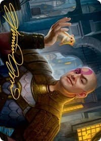 Minsc, Beloved Ranger Art Card (Gold-Stamped Signature) - Art Series: Adventures in the Forgotten Realms - Magic: The Gathering card