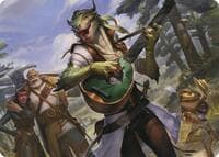 Wandering Troubadour Art Card - Art Series: Adventures in the Forgotten Realms - Magic: The Gathering card