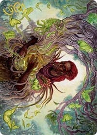 Circle of Dreams Druid Art Card (Gold-Stamped Signature) - Art Series: Adventures in the Forgotten Realms - Magic: The Gathering card