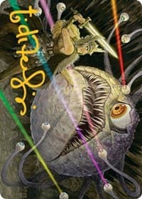 Hive of the Eye Tyrant Art Card (Gold-Stamped Signature) - Art Series: Adventures in the Forgotten Realms - Magic: The Gathering card