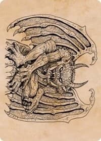 Cloister Gargoyle (Showcase) Art Card - Art Series: Adventures in the Forgotten Realms - Magic: The Gathering card