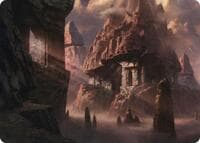 Mountain (62/81) Art Card - Art Series: Adventures in the Forgotten Realms - Magic: The Gathering card