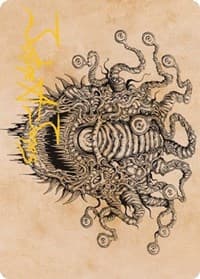 Baleful Beholder (Showcase) Art Card (Gold-Stamped Signature) - Art Series: Adventures in the Forgotten Realms - Magic: The Gathering card