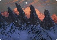 Mountain (59/81) Art Card - Art Series: Adventures in the Forgotten Realms - Magic: The Gathering card