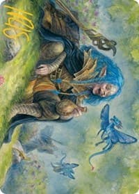 Feywild Trickster Art Card (Gold-Stamped Signature) - Art Series: Adventures in the Forgotten Realms - Magic: The Gathering card