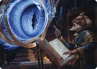 Contact Other Plane Art Card - Art Series: Adventures in the Forgotten Realms - Magic: The Gathering card