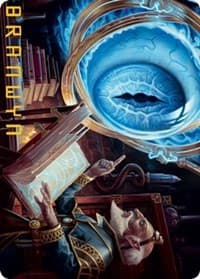 Contact Other Plane Art Card (Gold-Stamped Signature) - Art Series: Adventures in the Forgotten Realms - Magic: The Gathering card