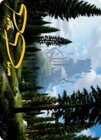 Forest (61/81) Art Card (Gold-Stamped Signature) - Art Series: Adventures in the Forgotten Realms - Magic: The Gathering card