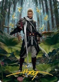 Grand Master of Flowers Art Card (Gold-Stamped Signature) - Art Series: Adventures in the Forgotten Realms - Magic: The Gathering card