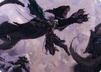 Drizzt Do'Urden Art Card - Art Series: Adventures in the Forgotten Realms - Magic: The Gathering card