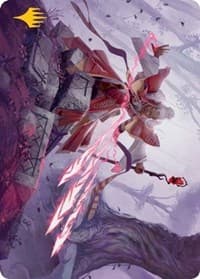 Magic Missile Art Card (Gold-Stamped) - Art Series: Adventures in the Forgotten Realms - Magic: The Gathering card