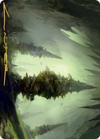 Forest (55/81) Art Card (Gold-Stamped Signature) - Art Series: Adventures in the Forgotten Realms - Magic: The Gathering card