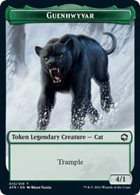 Guenhwyvar Token - Adventures in the Forgotten Realms - Magic: The Gathering card