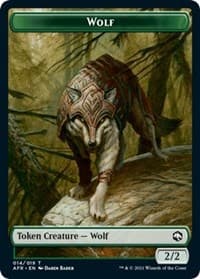 Wolf Token - Adventures in the Forgotten Realms - Magic: The Gathering card
