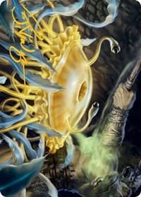 Flumph Art Card (Gold-Stamped Signature) - Art Series: Adventures in the Forgotten Realms - Magic: The Gathering card