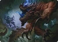 Basilisk Art Card - Art Series: Adventures in the Forgotten Realms - Magic: The Gathering card