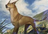 Blink Dog Art Card - Art Series: Adventures in the Forgotten Realms - Magic: The Gathering card