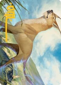 Blink Dog Art Card (Gold-Stamped Signature) - Art Series: Adventures in the Forgotten Realms - Magic: The Gathering card