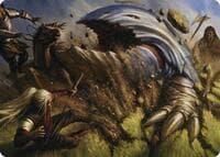 Bulette Art Card - Art Series: Adventures in the Forgotten Realms - Magic: The Gathering card
