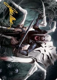 Drider Art Card (Gold-Stamped Signature) - Art Series: Adventures in the Forgotten Realms - Magic: The Gathering card