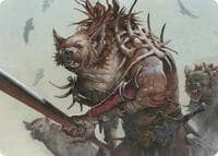 Gnoll Art Card - Art Series: Adventures in the Forgotten Realms - Magic: The Gathering card