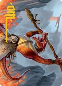 Kobold Art Card (Gold-Stamped Signature) - Art Series: Adventures in the Forgotten Realms - Magic: The Gathering card