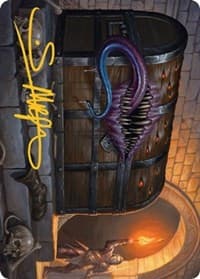 Mimic Art Card (Gold-Stamped Signature) - Art Series: Adventures in the Forgotten Realms - Magic: The Gathering card