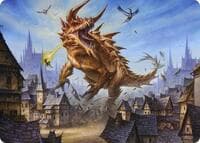 Tarrasque Art Card - Art Series: Adventures in the Forgotten Realms - Magic: The Gathering card