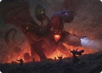 Tiamat Art Card - Art Series: Adventures in the Forgotten Realms - Magic: The Gathering card