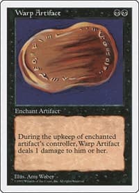 Warp Artifact - Fifth Edition - Magic: The Gathering card