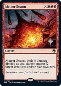 Meteor Swarm - Promo Pack: Adventures in the Forgotten Realms - Magic: The Gathering card