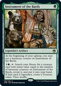 Instrument of the Bards - Promo Pack: Adventures in the Forgotten Realms - Magic: The Gathering card