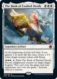 The Book of Exalted Deeds - Promo Pack: Adventures in the Forgotten Realms - Magic: The Gathering card