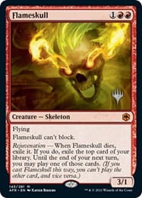 Flameskull - Promo Pack: Adventures in the Forgotten Realms - Magic: The Gathering card