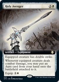 Holy Avenger (Extended Art) - Commander: Adventures in the Forgotten Realms - Magic: The Gathering card