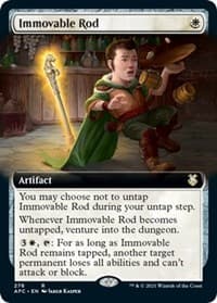 Immovable Rod (Extended Art) - Commander: Adventures in the Forgotten Realms - Magic: The Gathering card