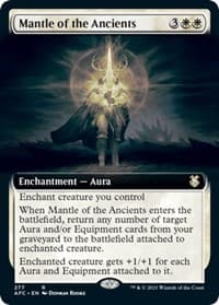 Mantle of the Ancients (Extended Art) - Commander: Adventures in the Forgotten Realms - Magic: The Gathering card