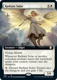 Radiant Solar (Extended Art) - Commander: Adventures in the Forgotten Realms - Magic: The Gathering card
