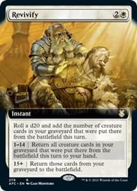 Revivify (Extended Art) - Commander: Adventures in the Forgotten Realms - Magic: The Gathering card