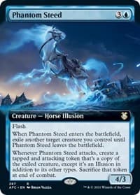 Phantom Steed (Extended Art) - Commander: Adventures in the Forgotten Realms - Magic: The Gathering card