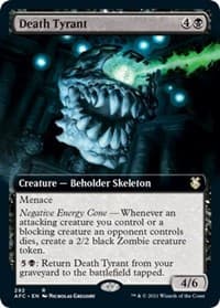 Death Tyrant (Extended Art) - Commander: Adventures in the Forgotten Realms - Magic: The Gathering card