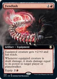 Fiendlash (Extended Art) - Commander: Adventures in the Forgotten Realms - Magic: The Gathering card
