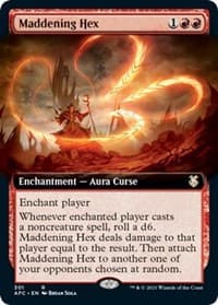 Maddening Hex (Extended Art) - Commander: Adventures in the Forgotten Realms - Magic: The Gathering card