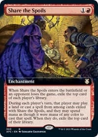 Share the Spoils (Extended Art) - Commander: Adventures in the Forgotten Realms - Magic: The Gathering card